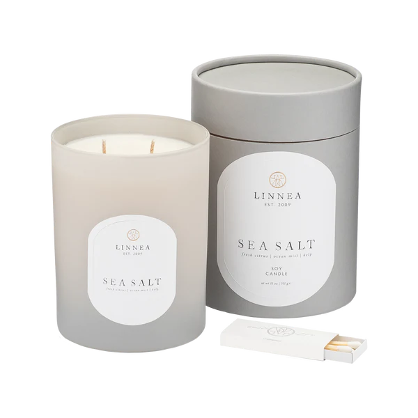 Sea Salt Two Wick Candle