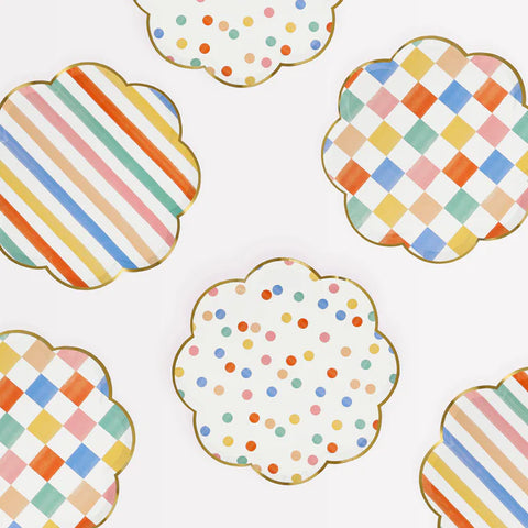 Colorful Pattern Side Plates