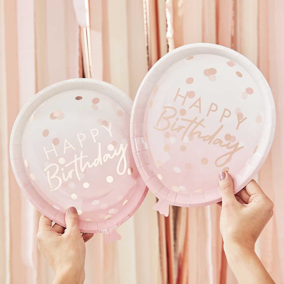 Balloon Shaped Party Paper Plates