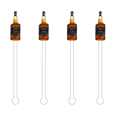Bourbon Whiskey Acrylic Stir Sticks