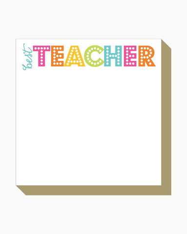 Best Teacher Luxe Notepad