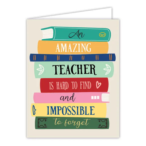 Amazing Teacher Greeting Card
