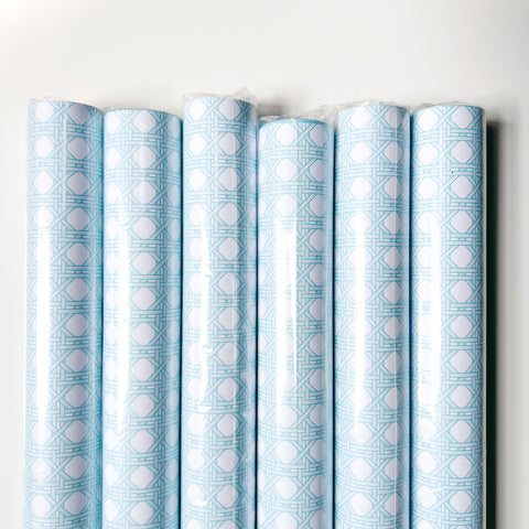 Turquoise Cane Table Runner
