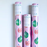 Retro Ornaments Gift Wrap