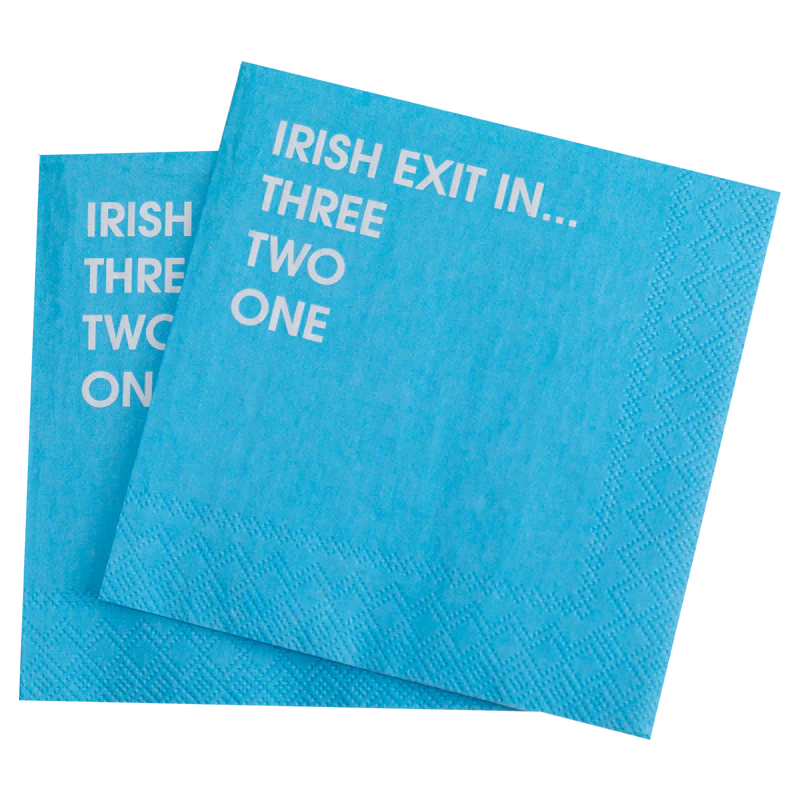 Irish Exit Napkins