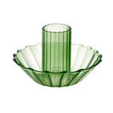 Glass Candle Holder - Green