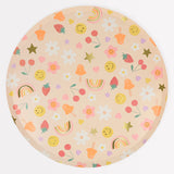 Happy Face Icons Dinner Plates