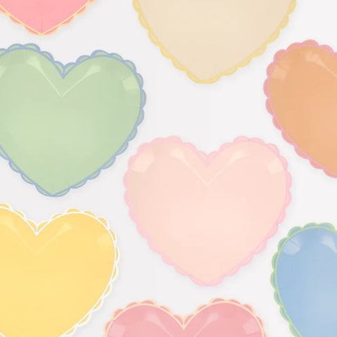 Pastel Heart Large Plate