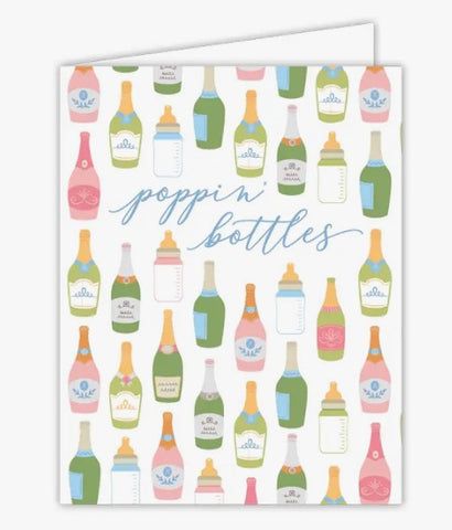 "Poppin' Bottles" Champagne Assortment Greeting Card