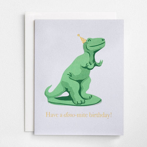 Dinomite Birthday Foil Card