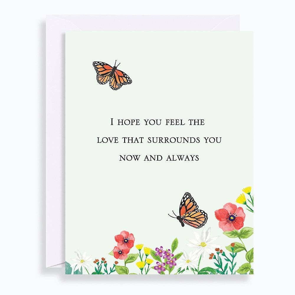 Last Chance Butterflies Sympathy Card