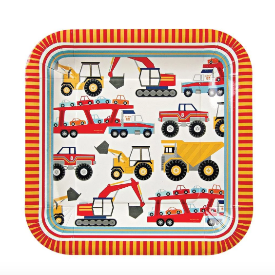 Big Rig Party Plate