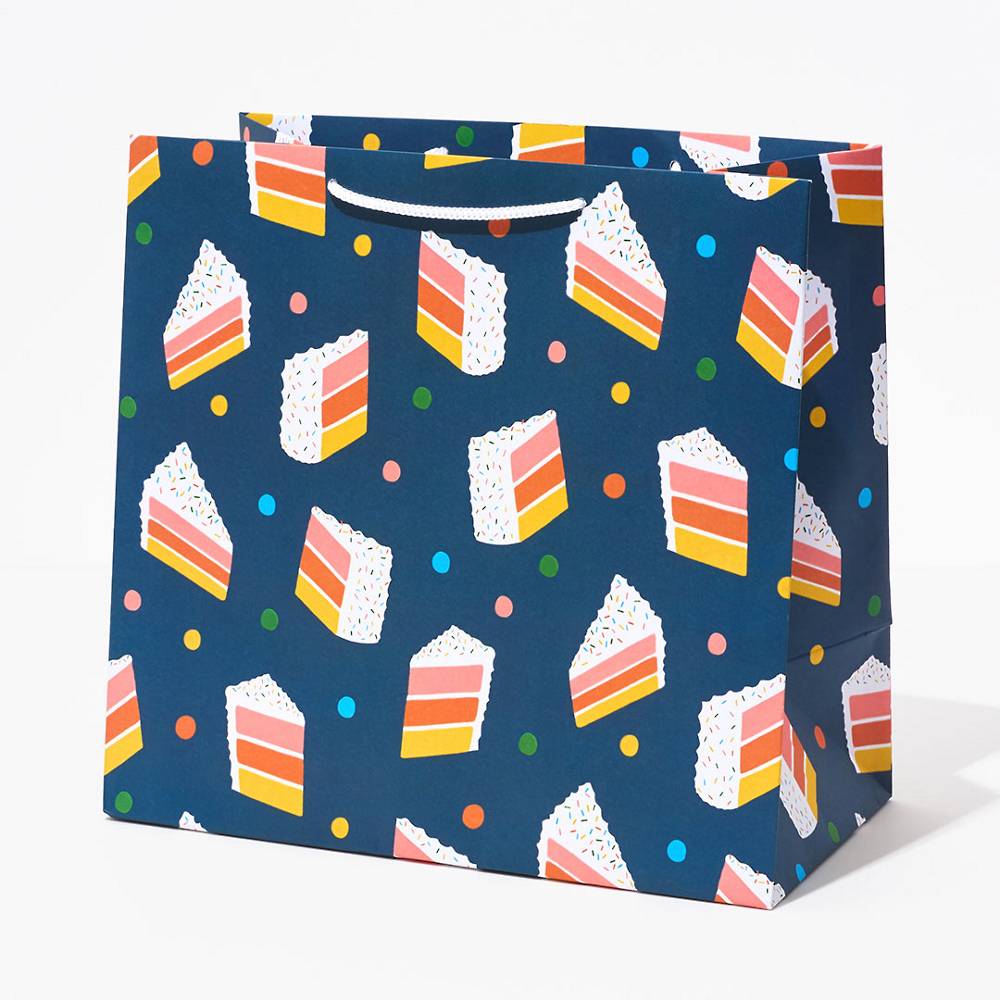 Birthday Cake Slice Large Gift Bag