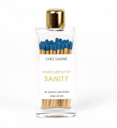 "What's Left Of My Sanity" Blue Matches