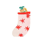 Christmas Stocking Shaped Guest Napkin