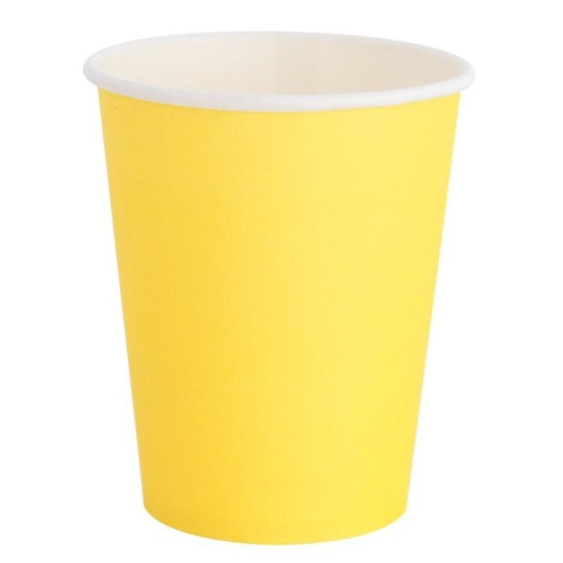 Yellow "Happy" Cups