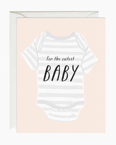 Onesie Baby Card