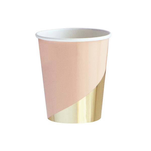 Peach Blush Colorblock Cup