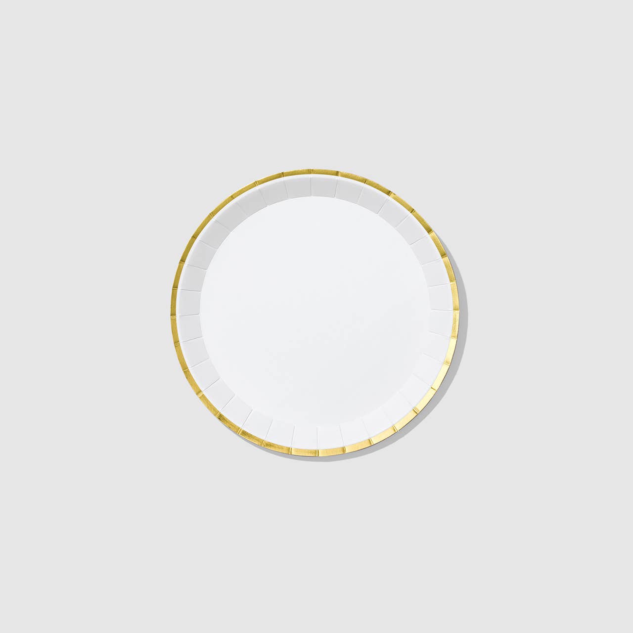 White and Gold Small Party Plate