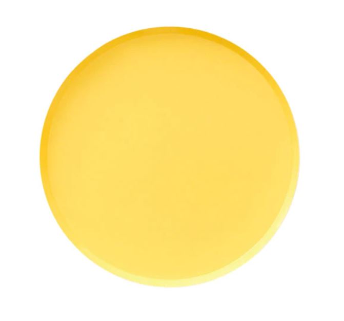'Happy' Yellow Small Plate