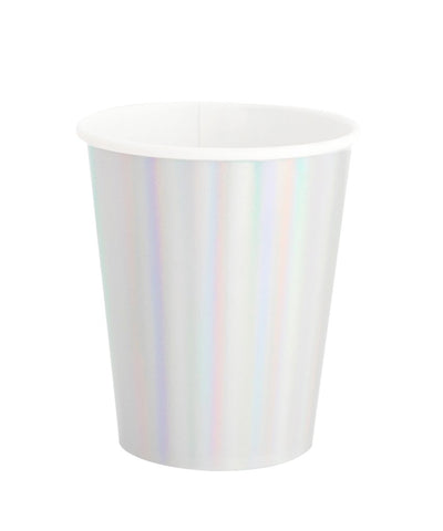 Silver Iridescent Cup