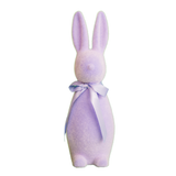 Large Flocked Button Nose Easter Bunny Decoration
