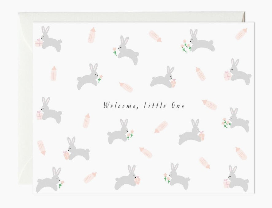 Bunnies Baby Card