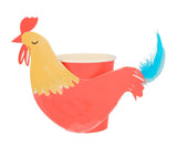 On The Farm Rooster Party Cups