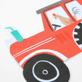 On The Farm Tractor Napkins