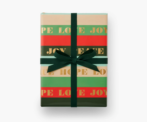 Peace & Joy Gift Wrap Roll