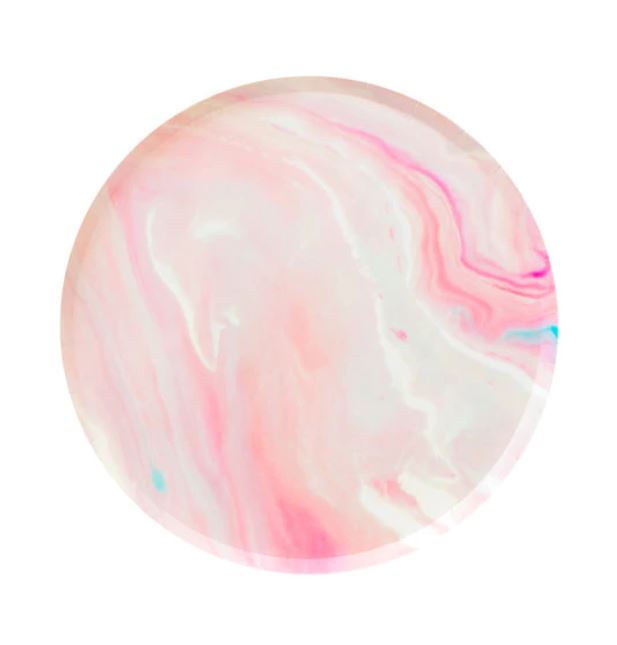 Pink Marble Small Plate