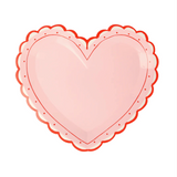 Lacy Heart Plates, Small