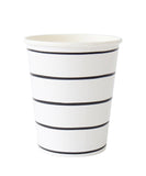 Black Frenchie Striped Cup