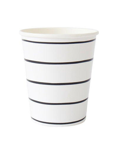 Black Frenchie Striped Cup