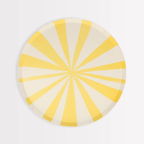 Yellow Stripe Side Plates