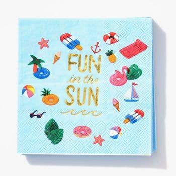 Fun in the Sun Cocktail Napkin