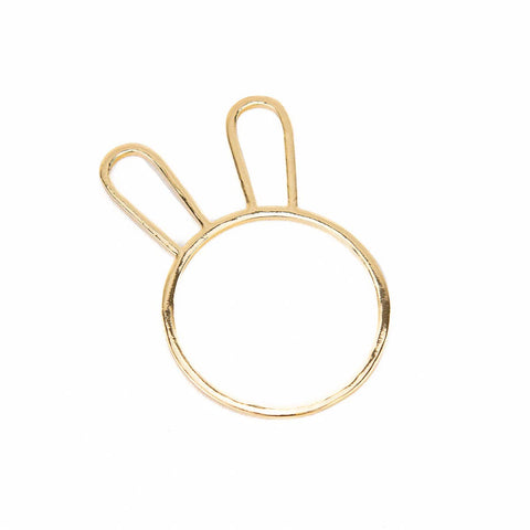 Gold Bunny Napkin Ring