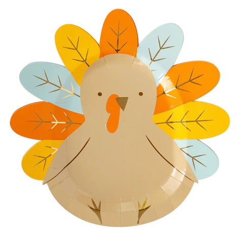 Thanksgiving Turkey Shaped Plate