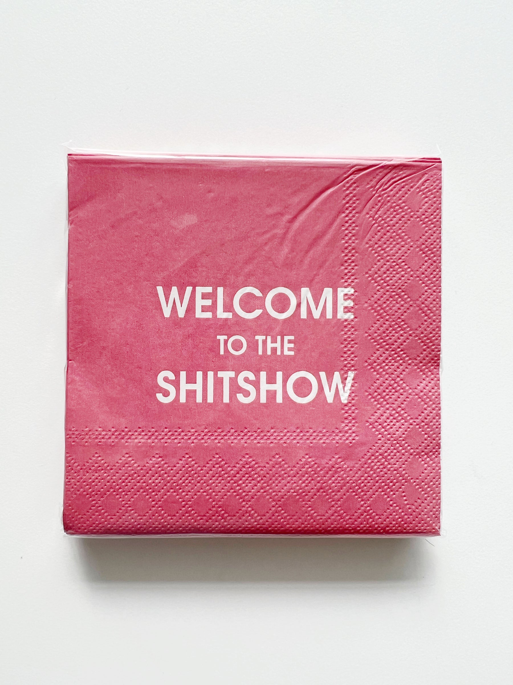 "Welcome to the Shitshow" Cocktail Napkin